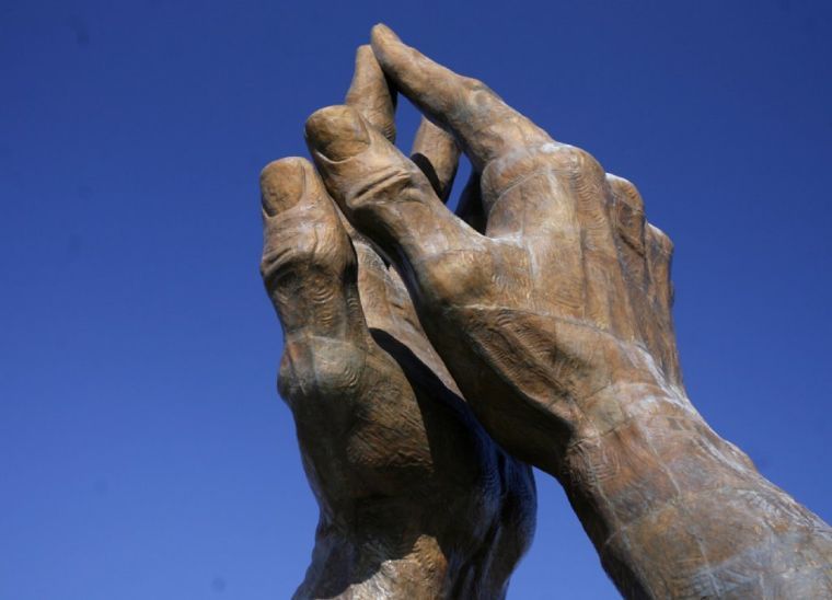 The praying hands